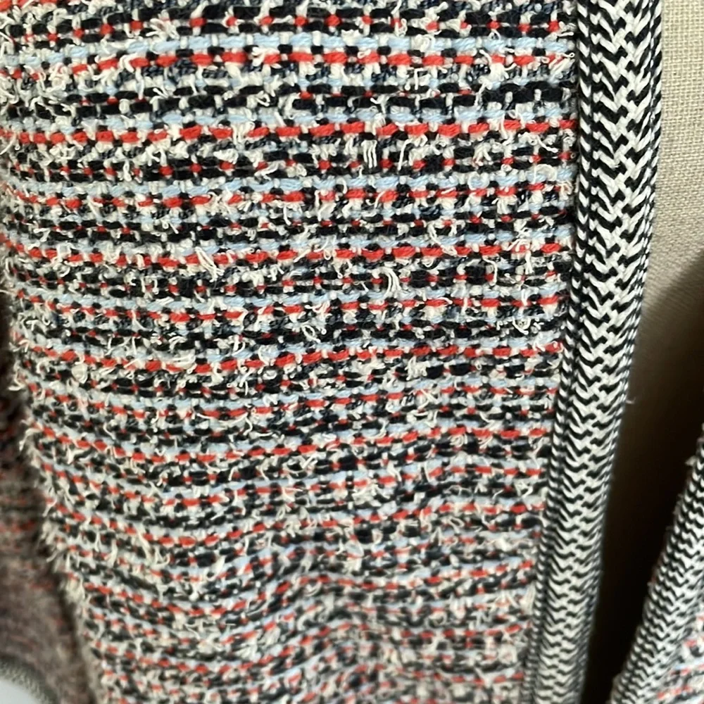 Tweed cotton blazer jacket - Picture 3 of 9